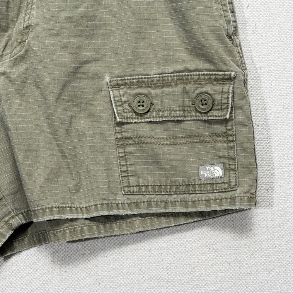 The North Face Hiking Shorts Womens 10 Olive Green Cargo Ripstop A Series AH1S - Picture 4 of 11